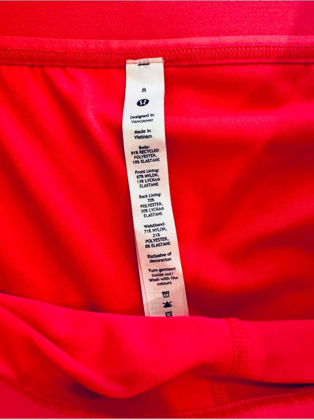 lululemon athletica Hot Pink Pleated Mini Skirt - Picture 6 of 7